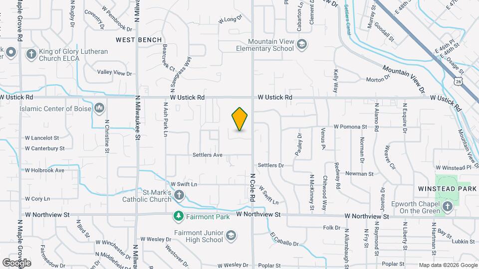 7470 W Tottenham Ln Map and Location Details