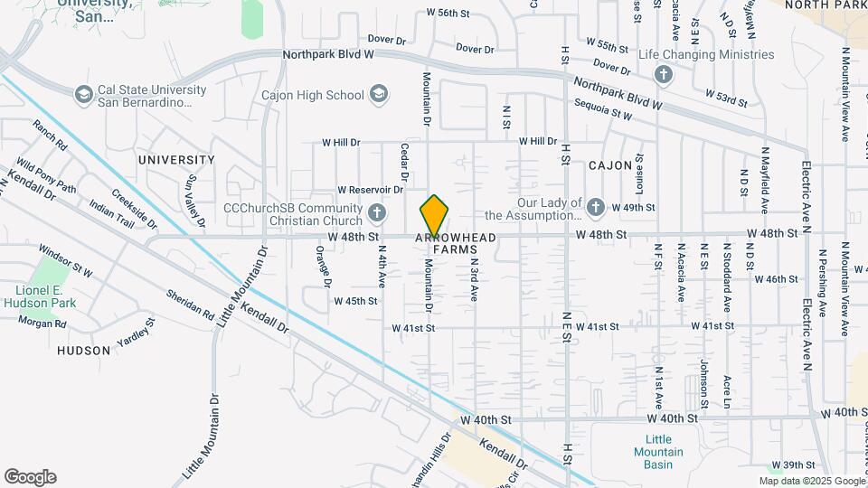 4189 Mountain Dr Map and Location Details
