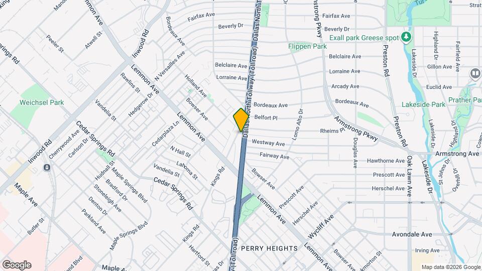 4402 Westside Dr Map and Location Details