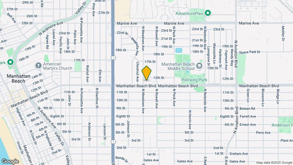 1311 Manhattan Beach Blvd, Unit 1 Map and Location Details