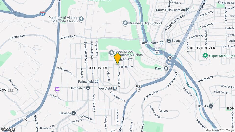 602 Sebring Ave Map and Location Details