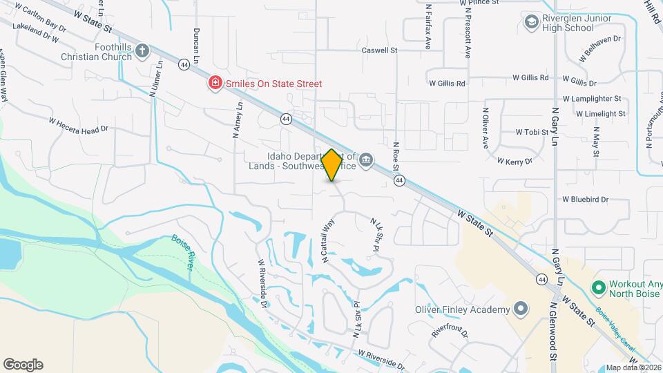5895 N Lakeshore Way Map and Location Details