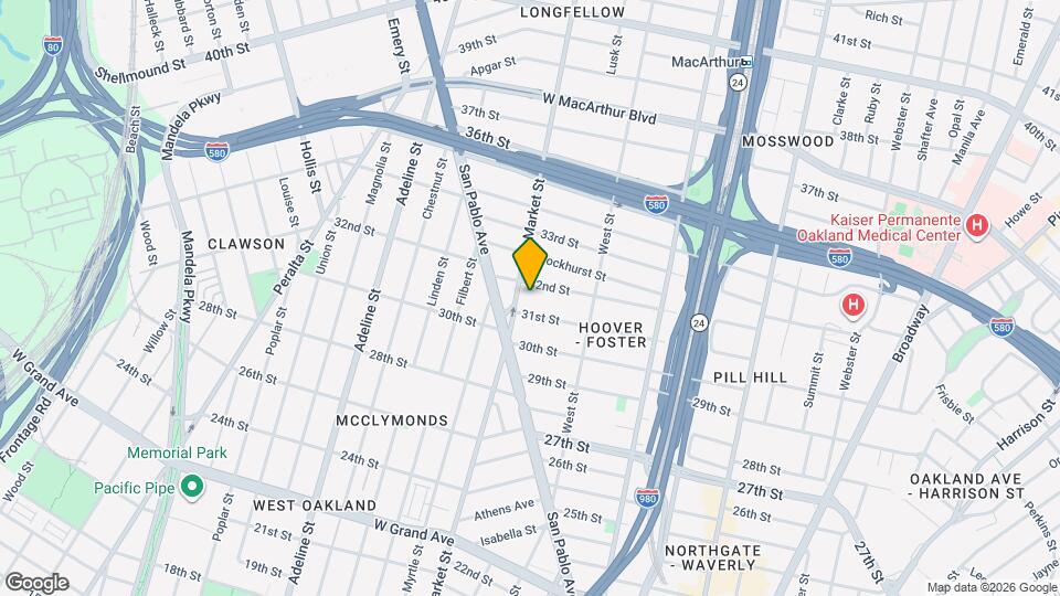 3138 Market St Map and Location Details