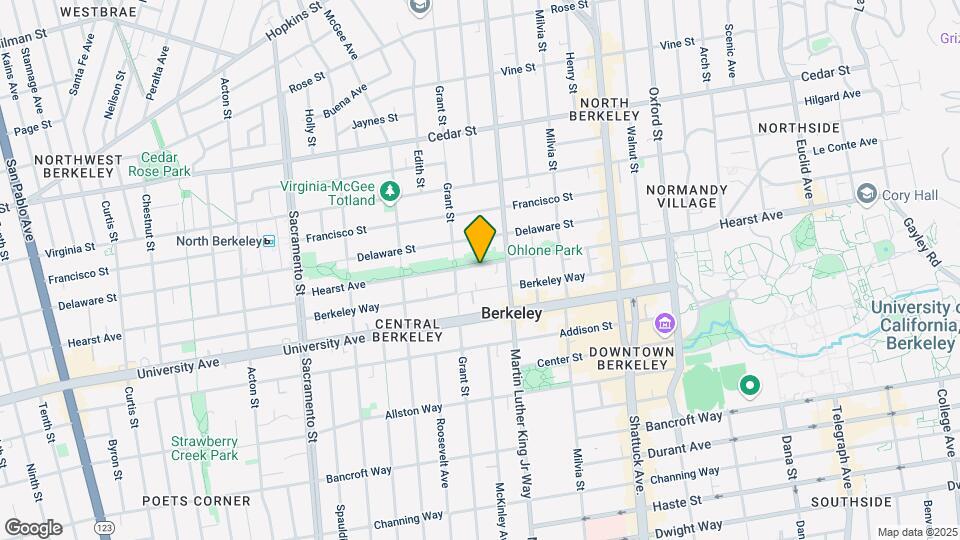 1820 Hearst Ave Mapa y Detalles de la Ubicación