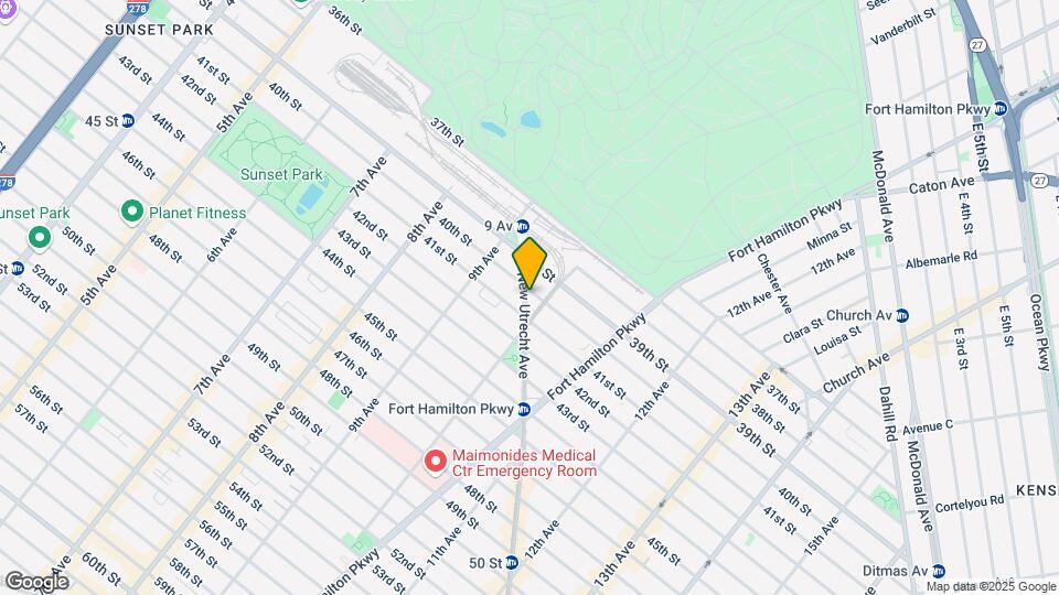 4001 New Utrecht Ave Map and Location Details