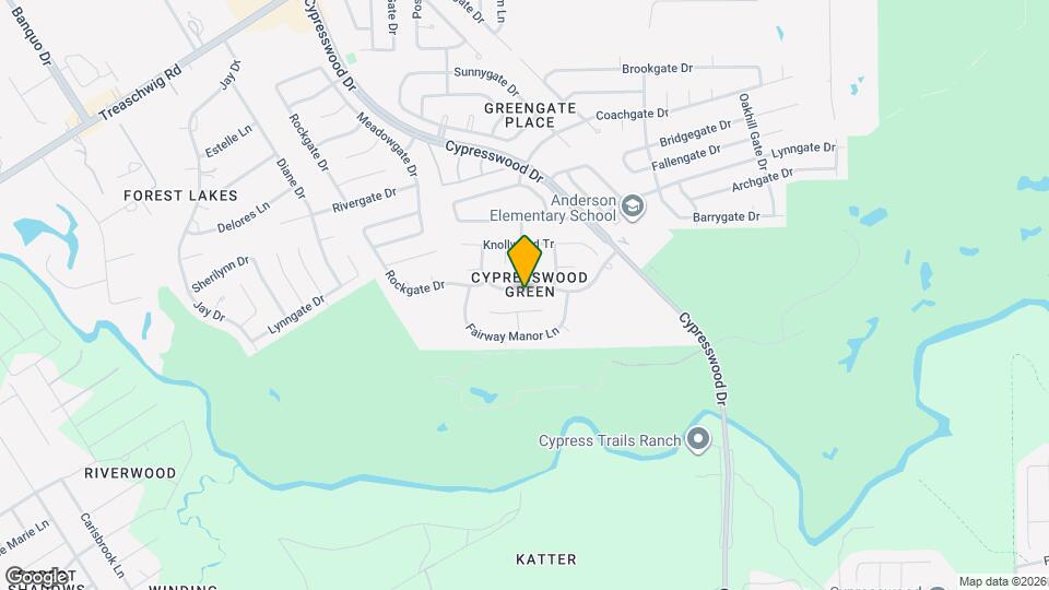 5930 Cypresswood Green Dr Map and Location Details