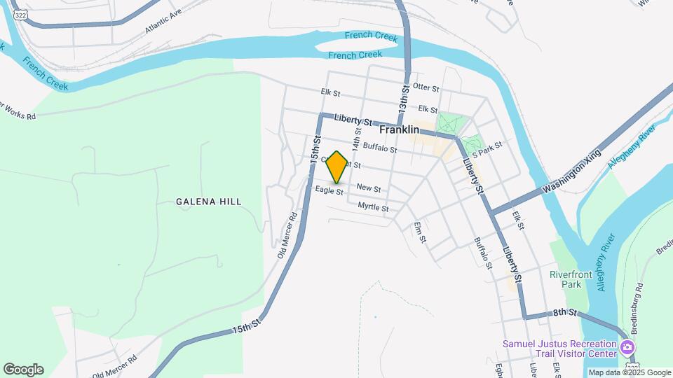 1416 Eagle St Map and Location Details