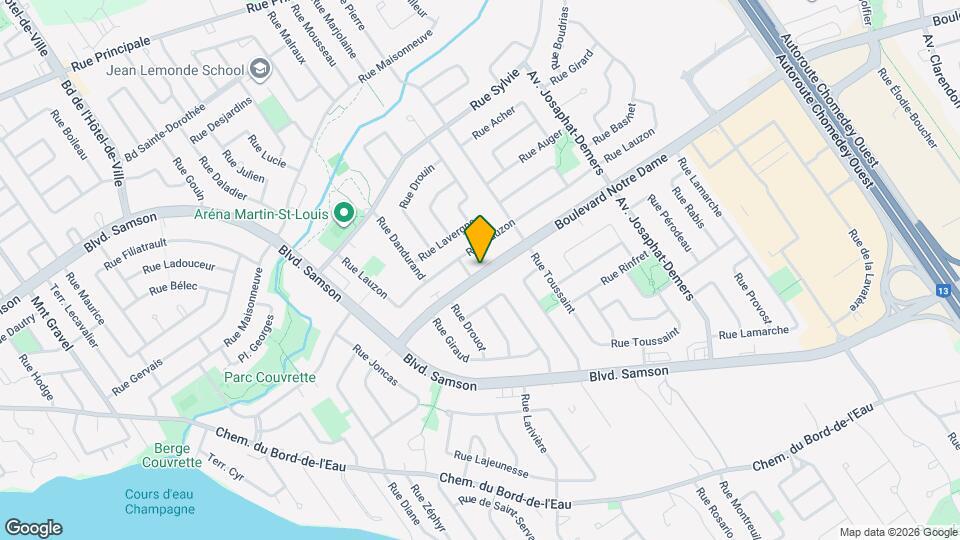 7365 Notre-Dame Map and Location Details