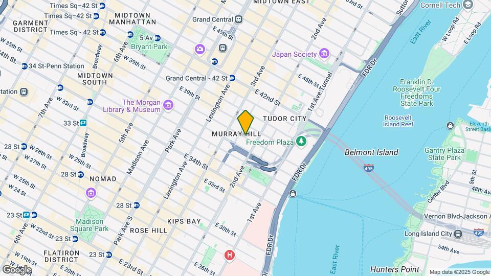 241 E 38th St Map and Location Details
