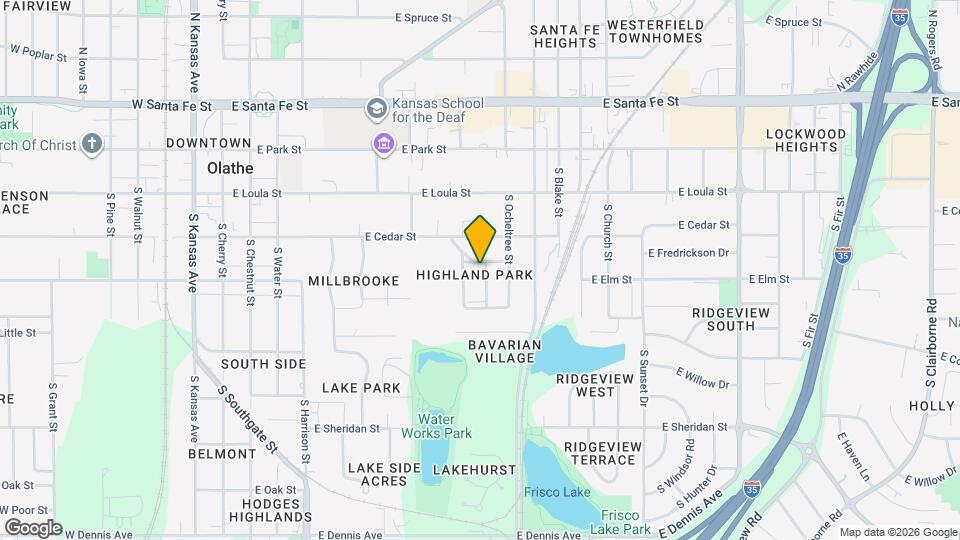 4401 S Parkway Dr Map and Location Details