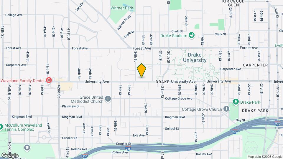 3309 University Ave Map and Location Details