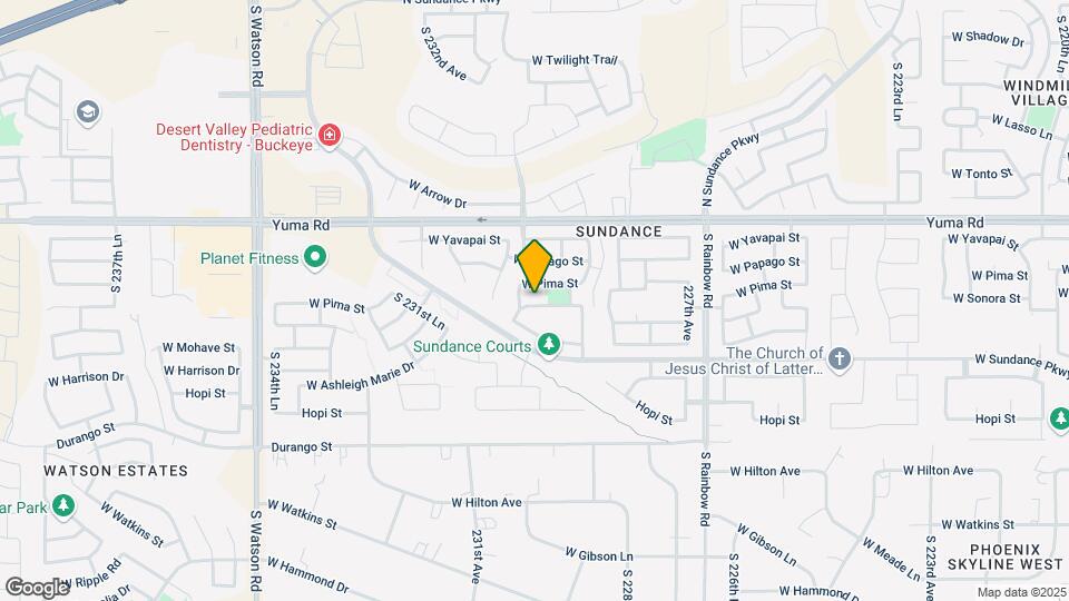 23006 W Cocopah St Map and Location Details