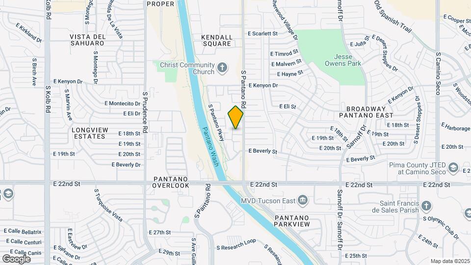 920 S Pantano Rd Map and Location Details