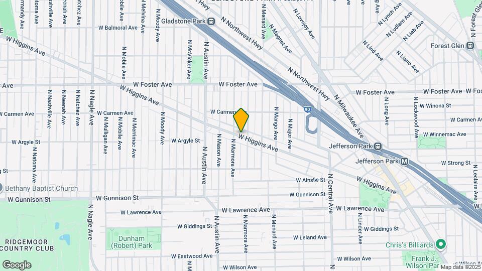 5850 W Higgins Ave Map and Location Details