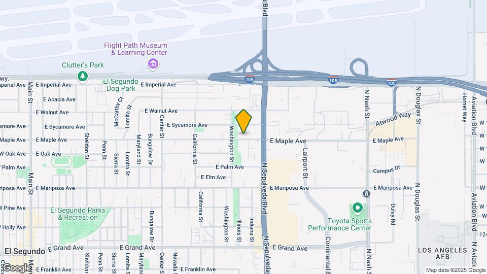 1633 E Maple Ave Mapa y Detalles de la Ubicación