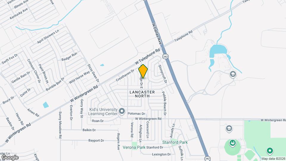 2922 Pepperidge Dr E Map and Location Details