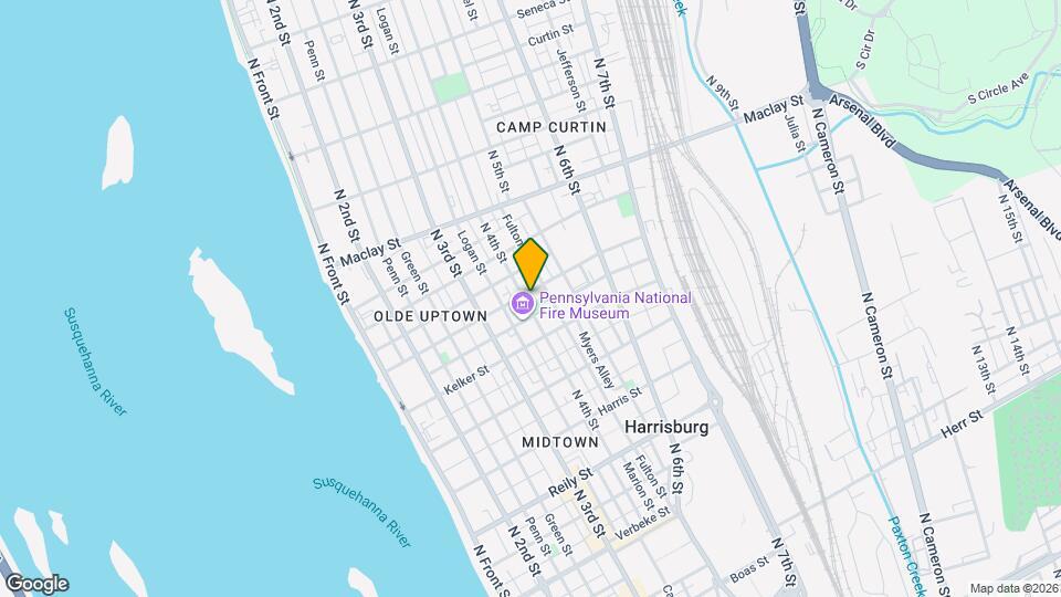 1841 N 4th St Map and Location Details