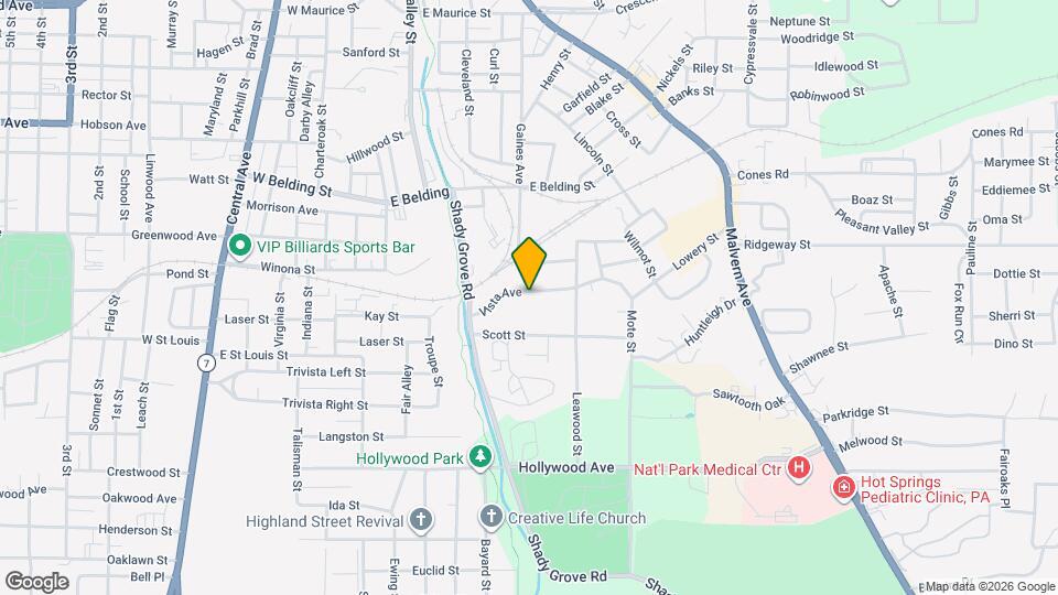 401 Vista Ave Map and Location Details