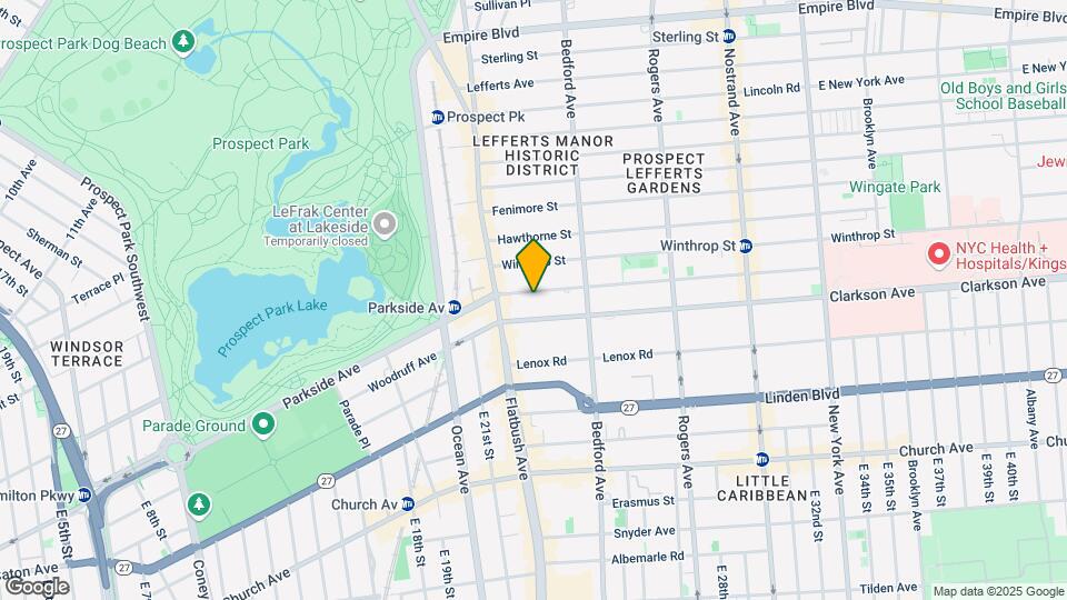 280 Parkside Ave Mapa y Detalles de la Ubicación