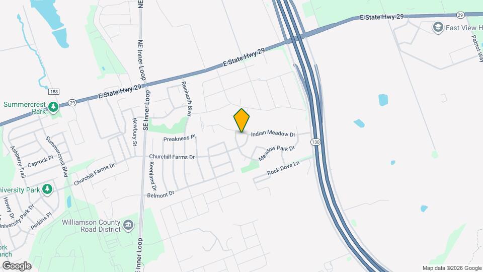 703 Indian Meadow Dr Map and Location Details