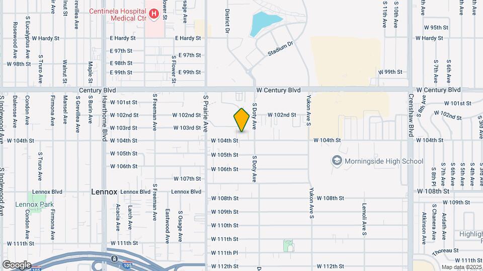 3835 W 104th St Map and Location Details
