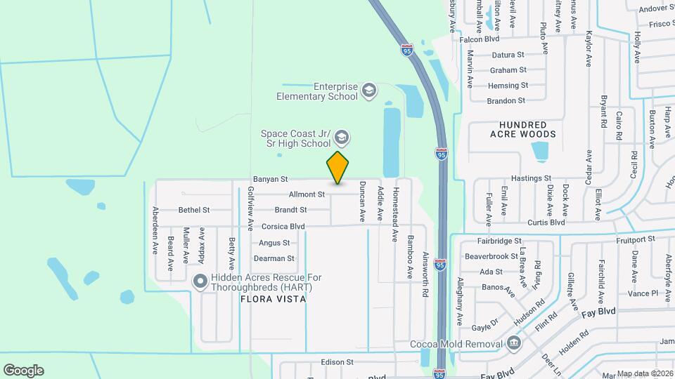 6150 Allmont St Map and Location Details