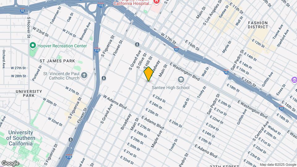 124 W 22nd St Map and Location Details