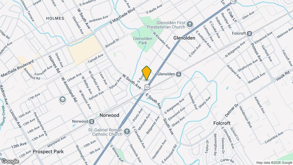 432 S Chester Pike, Unit Unit 3 Map and Location Details