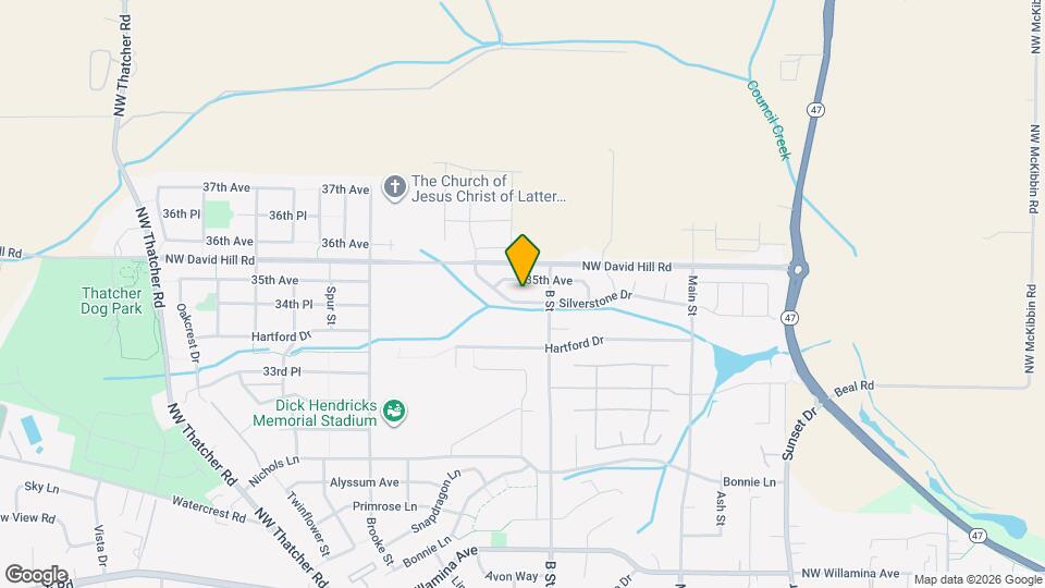 1741 Silverstone Dr Map and Location Details