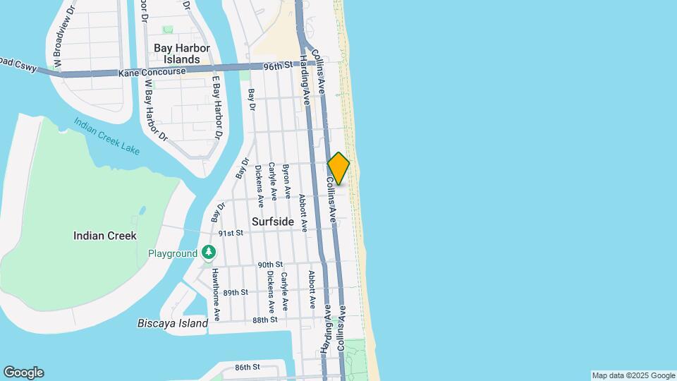 9201 Collins Ave, Unit 122 Mapa y Detalles de la Ubicación