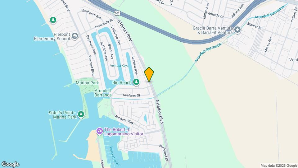 3135 E Harbor Blvd Map and Location Details