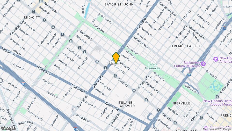 2633 Iberville St Mapa y Detalles de la Ubicación