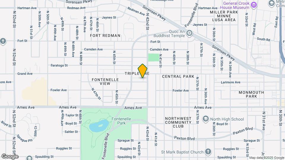 4216 Larimore Ave Map and Location Details