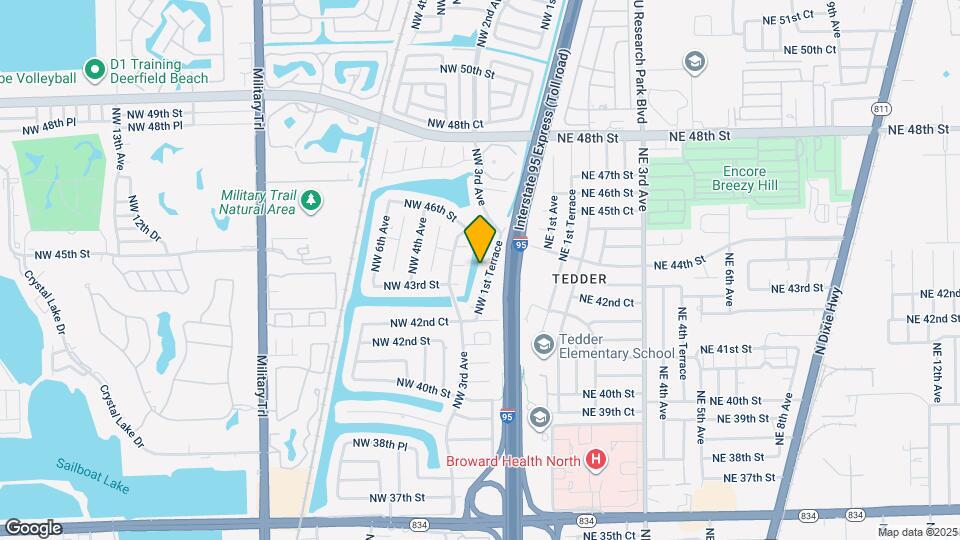 4371 NW 1st Terrace Map and Location Details