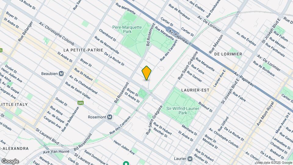 5620 B Rue De La Roche Map and Location Details