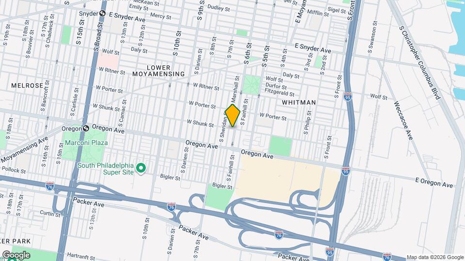 2600 S 6th St Map and Location Details