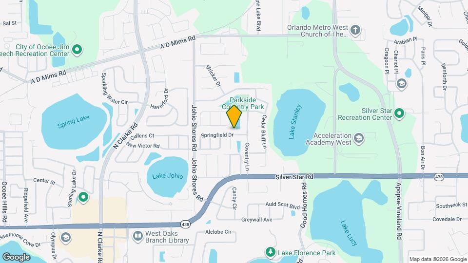 2738 Springfield Dr Map and Location Details