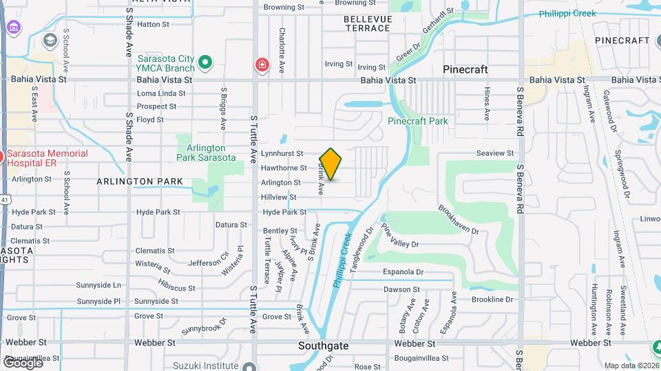 3014 Arlington St Map and Location Details