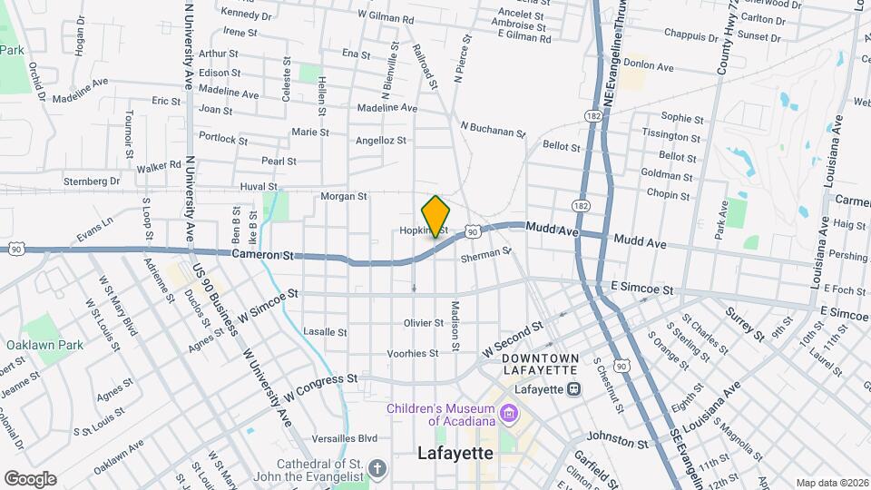 201 Lafayette St Mapa y Detalles de la Ubicación