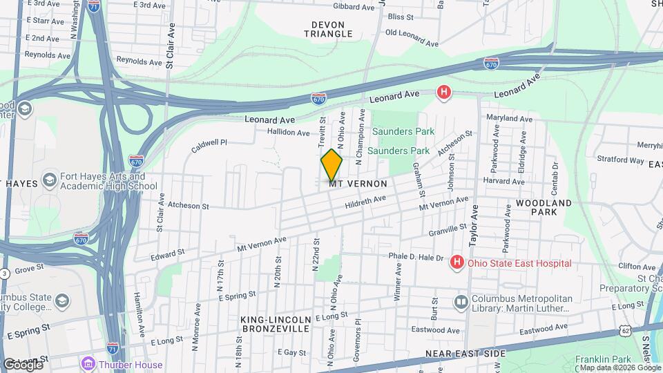 1214 Atcheson St Mapa y Detalles de la Ubicación