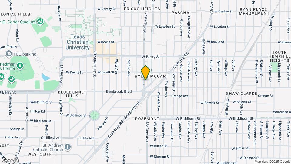3229 McCart Ave Map and Location Details
