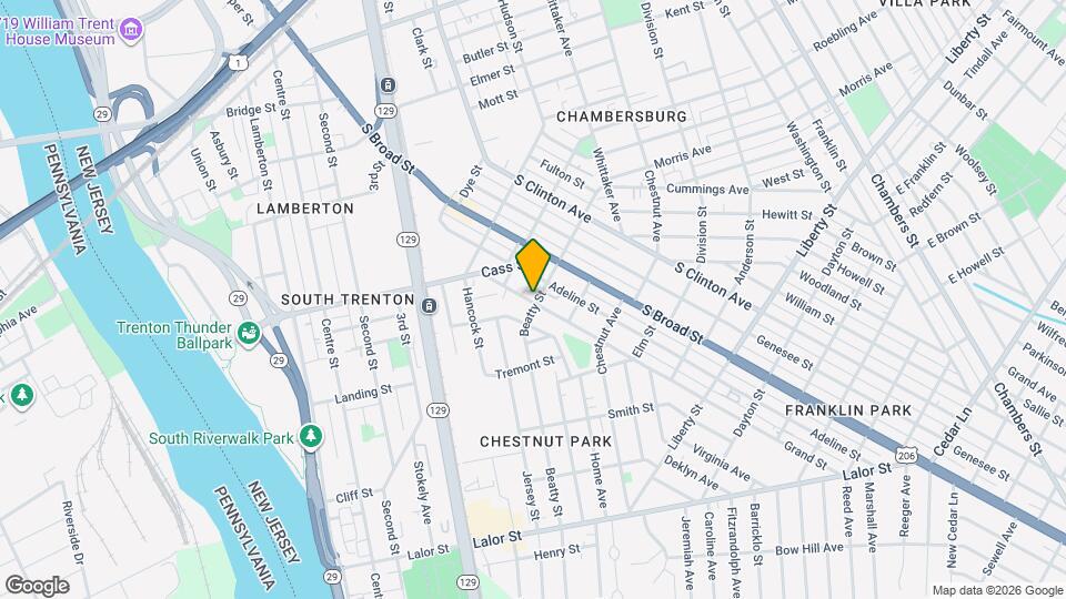 425 Beatty St Map and Location Details