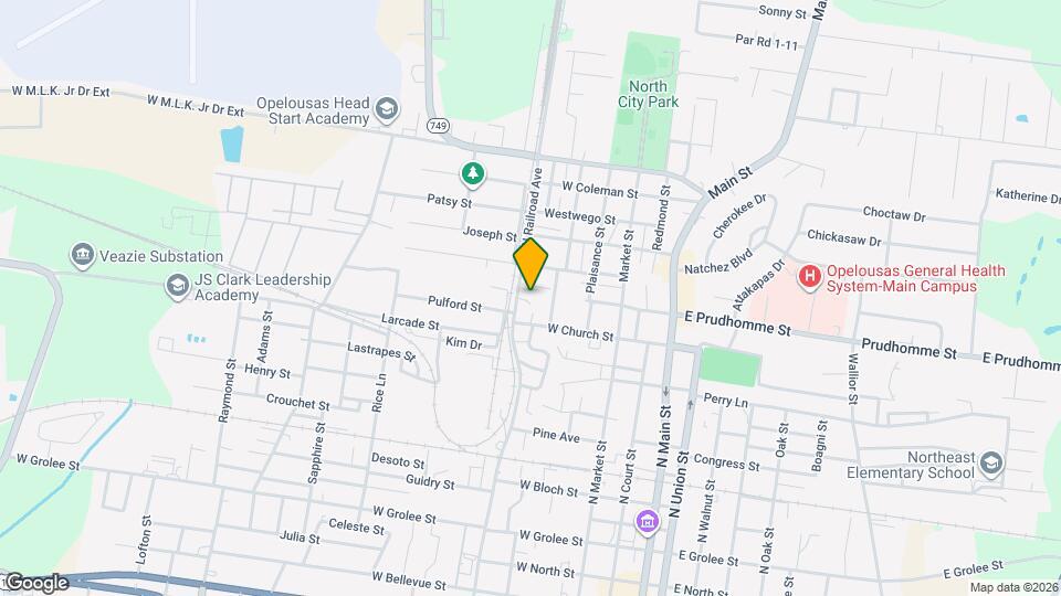 1032 N Railroad Ave Map and Location Details