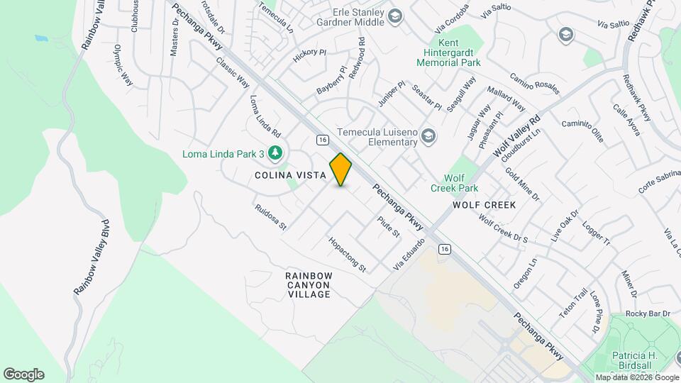 45435 Piute St Map and Location Details