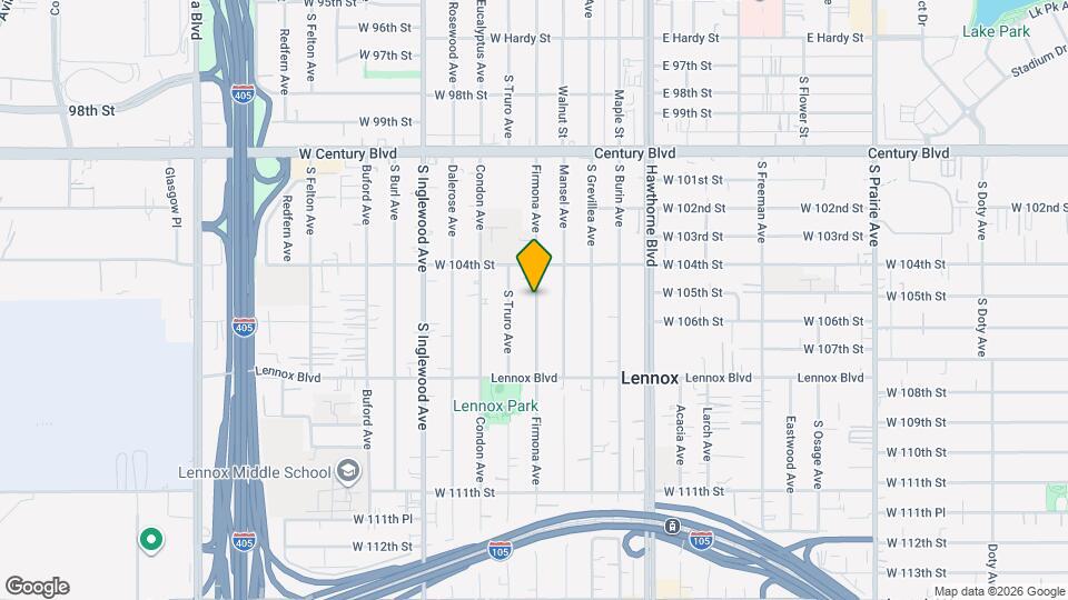10515 Firmona Ave Map and Location Details