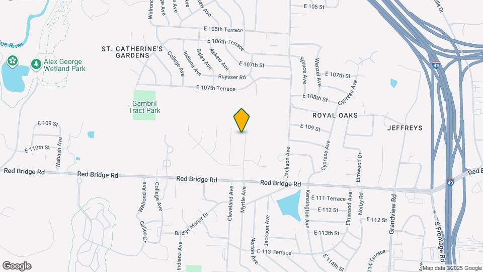 10906 Myrtle Ave Map and Location Details