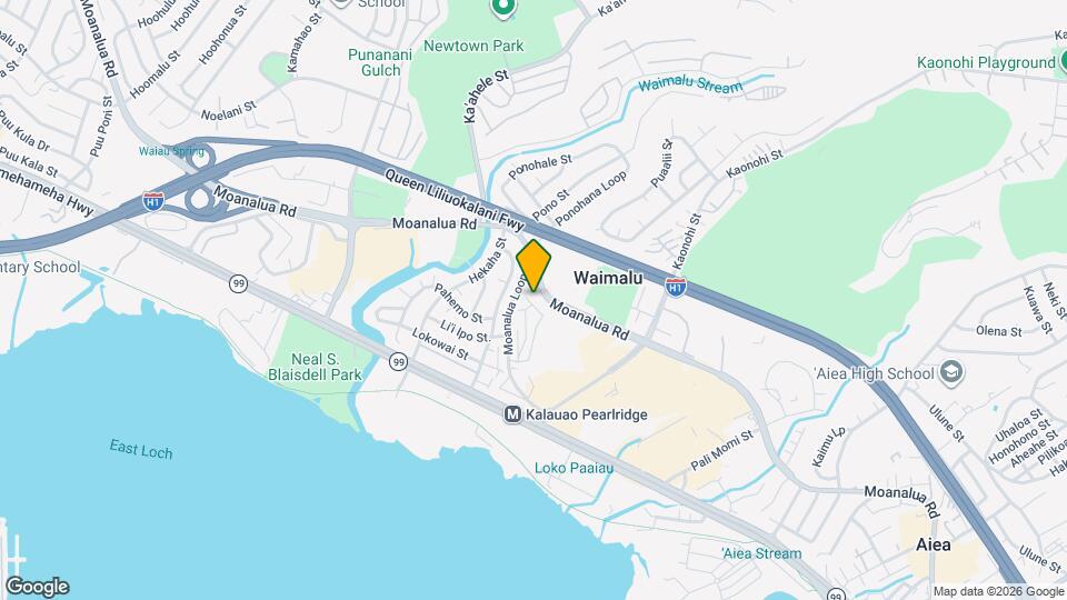 98-640 Moanalua Loop, Unit 2032 Map and Location Details