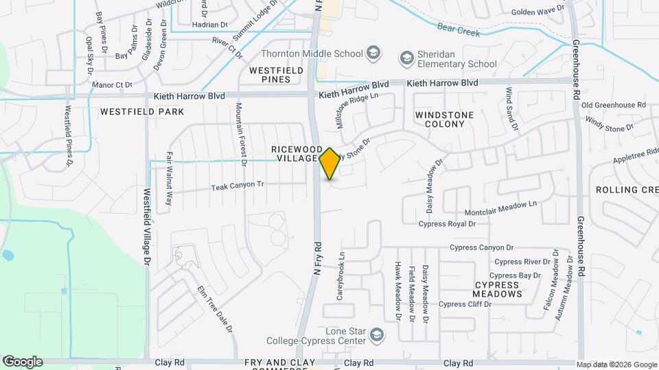 19919 Parkstone Bend Ln Map and Location Details