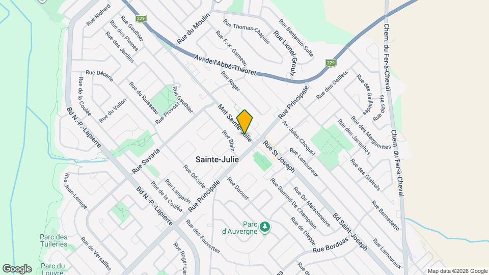 630 Sainte-Julie Map and Location Details