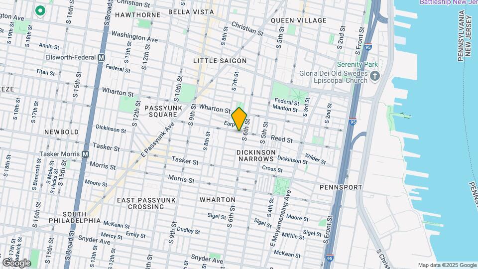 606 Reed St Map and Location Details